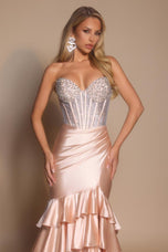 Portia and Scarlett Strapless Corset Prom Dress PS26141