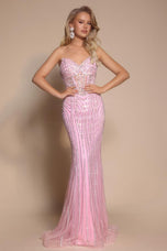 Portia and Scarlett Strapless Corset Prom Dress PS26156