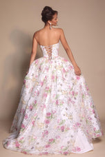 Portia and Scarlett Floral Ball Gown PS26215