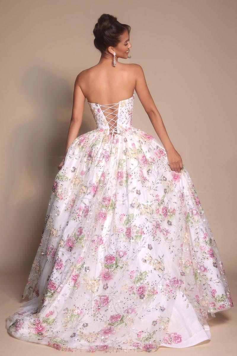 Portia and Scarlett Floral Ball Gown PS26215