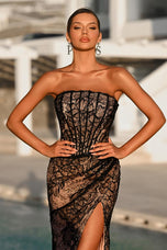 Portia and Scarlett Lace Prom Dress PS26223