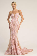 Portia and Scarlett 3D Floral Prom Dress PS26248