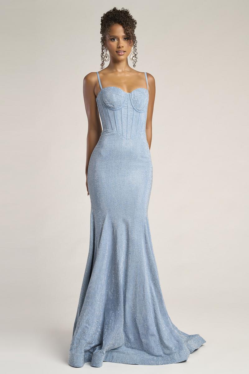Portia & Scarlett Mermaid Heat Stone Prom Dress PS26258
