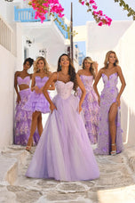 Portia & Scarlett Two Piece Ruffle Skirt Prom Gown PS26272
