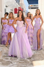 Portia & Scarlett Two Piece Ruffle Skirt Prom Gown PS26272