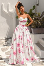 Portia and Scarlett Floral Ball Gown Dress PS26298