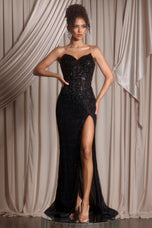 Portia and Scarlett Beaded Corset Prom Dress PS26402C