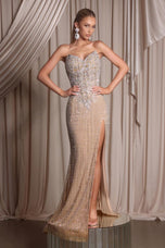 Portia and Scarlett Beaded Corset Prom Dress PS26402C