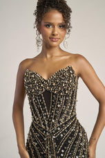 Portia and Scarlett Illusion Corset Prom Dress PS26403C