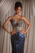 Portia and Scarlett Beaded Illusion Prom Dress PS26405C