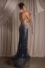 Portia and Scarlett Beaded Illusion Prom Dress PS26405C
