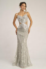Portia and Scarlett Beaded Illusion Prom Dress PS26405C