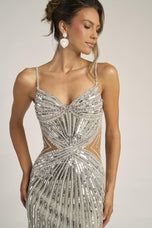 Portia and Scarlett Beaded Illusion Prom Dress PS26405C