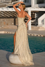 Portia and Scarlett Tight Beaded Prom Dress PS26407C