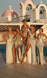 Portia and Scarlett Illusion Corset Prom Dress PS26403C