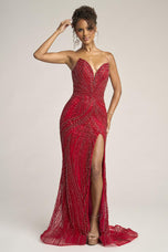 Portia and Scarlett Tight Beaded Prom Dress PS26407C