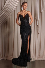 Portia and Scarlett Strapless Beaded Prom Dress PS26411C