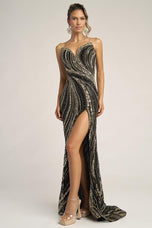 Portia and Scarlett Beaded Strapless Prom Dress PS24612C