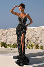 Portia and Scarlett Beaded Strapless Prom Dress PS24612C