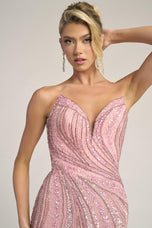 Portia and Scarlett Beaded Strapless Prom Dress PS24612C