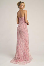 Portia and Scarlett Beaded Strapless Prom Dress PS24612C