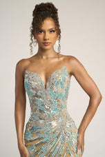 Portia and Scarlett Strapless Prom Dress PS26413C - B