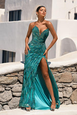Portia and Scarlett Strapless Prom Dress PS26413C - B