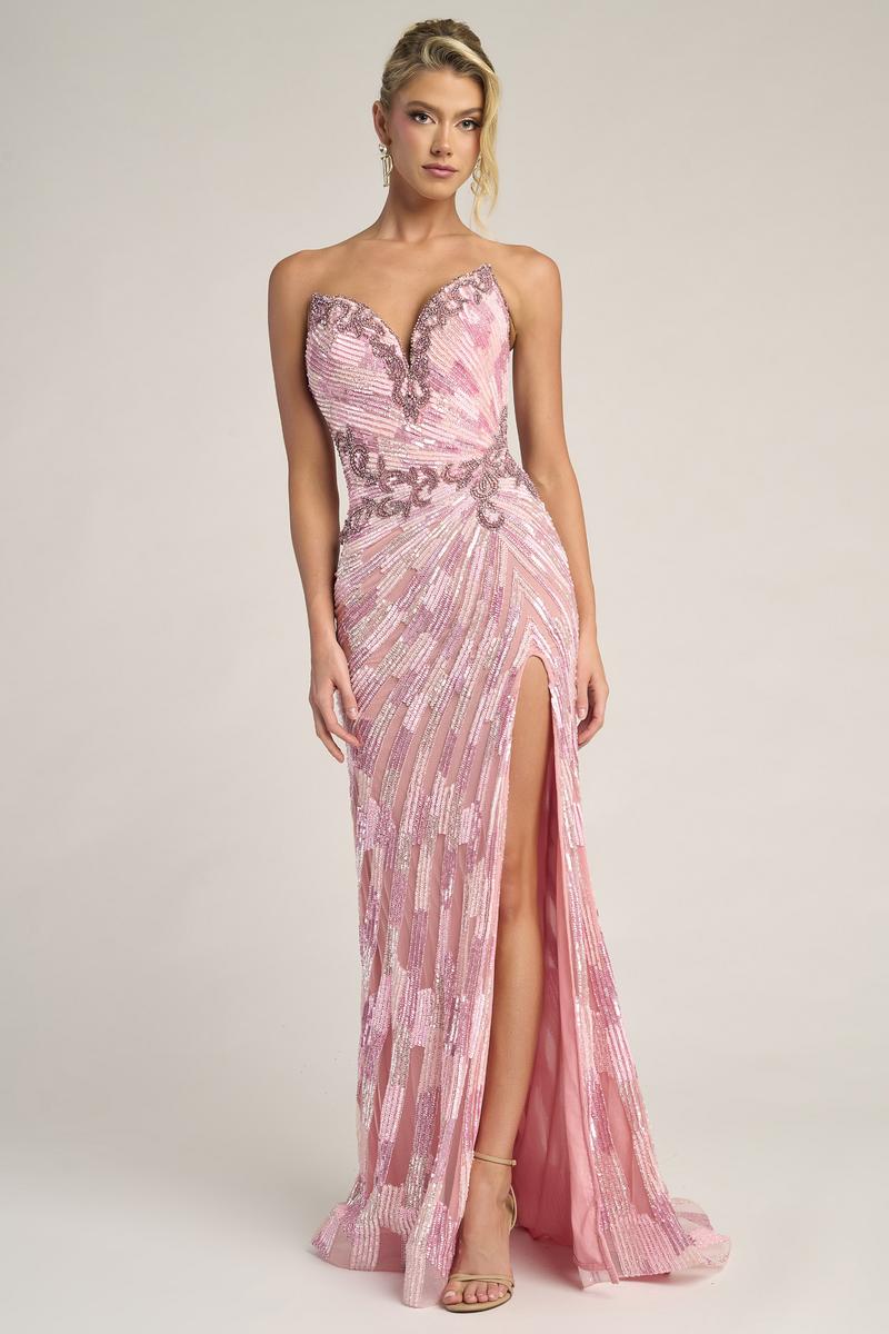 Portia and Scarlett Strapless Prom Dress PS26413C - B