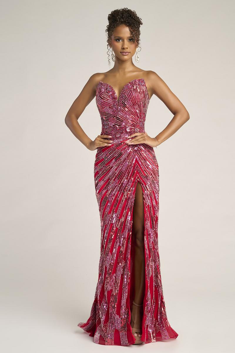Portia and Scarlett Strapless Prom Dress PS26413C - B