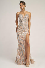 Portia and Scarlett Strapless Prom Dress PS26413C - B