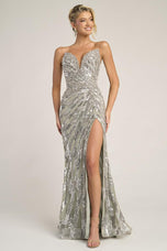 Portia and Scarlett Strapless Prom Dress PS26413C - B