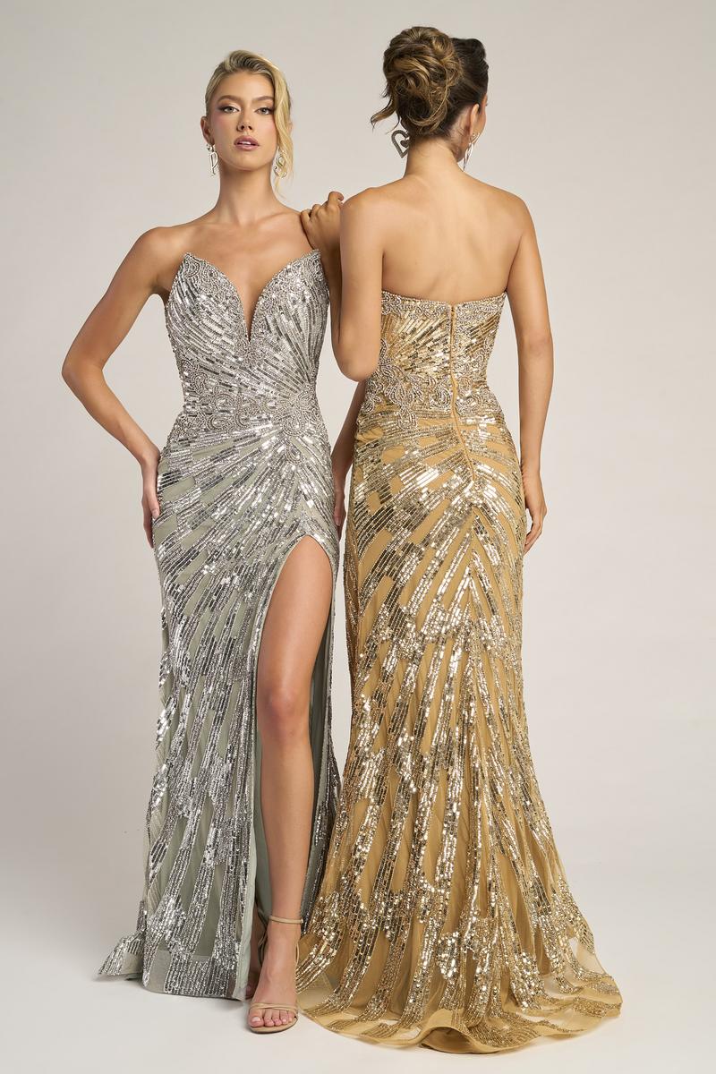 Portia and Scarlett Strapless Prom Dress PS26413C - B