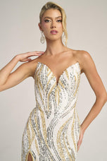 Portia and Scarlett Sweetheart Strapless Prom Dress PS26419C