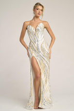 Portia and Scarlett Sweetheart Strapless Prom Dress PS26419C