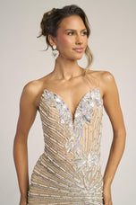Portis and Scarlett Beaded Prom Dress PS26422C