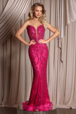 Portia and Scarlett Embellished Strapless Prom Dress PS2642C