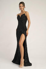 Portia and Scarlett Strapless Prom Dress PS26424C
