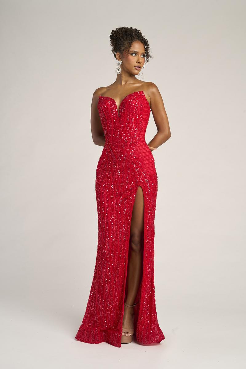 Portia and Scarlett Strapless Prom Dress PS26424C