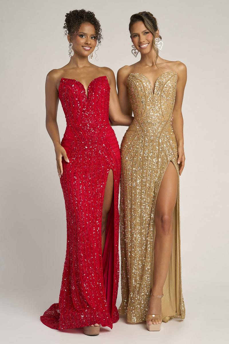 Portia and Scarlett Strapless Prom Dress PS26424C