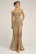 Portia and Scarlett Fully Embellished Prom Dress PS26430C