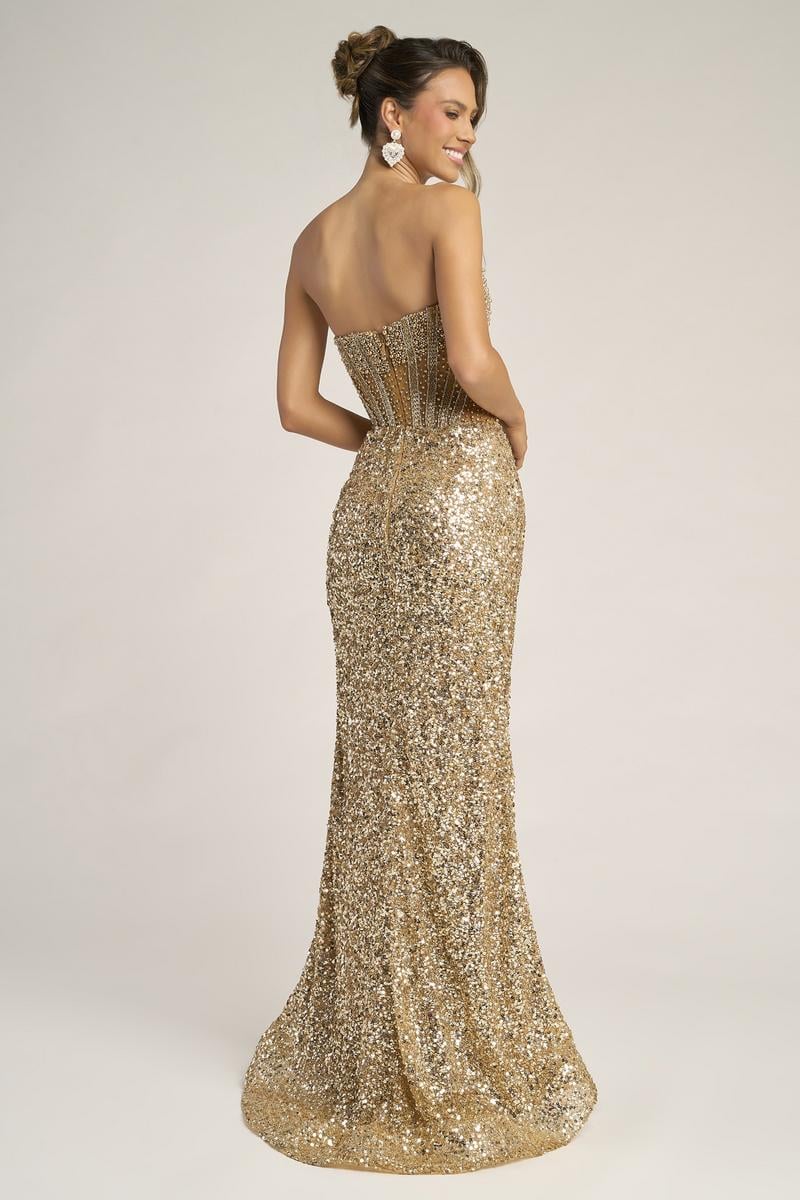 Portia and Scarlett Fully Embellished Prom Dress PS26430C