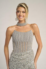 Portia and Scarlett Fully Embellished Prom Dress PS26430C
