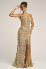 Portia and Scarlett Strapless Prom Dress PS26432C