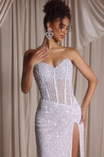 Portia and Scarlett Strapless Prom Dress PS26432C