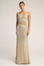 Portia and Scarlett Illusion Side Prom Dress PS26434C