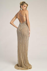 Portia and Scarlett One Shoulder Beaded Prom Dress PS26447C