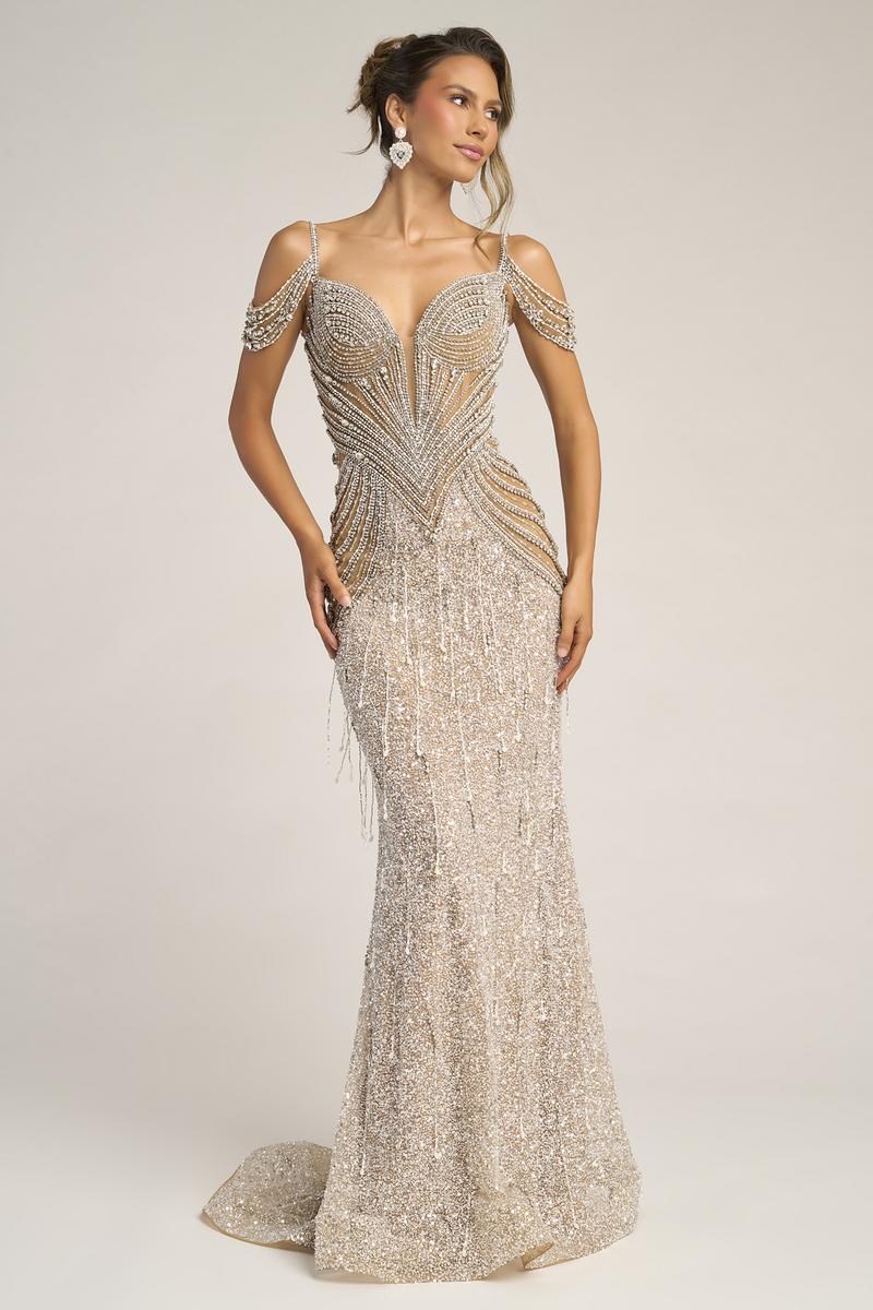 Portia and Scarlett Off Shoulder Prom Dress PS26449C