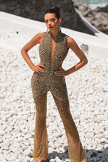 Portia and Scarlett Couture Beaded Jumpsuit PS26466C