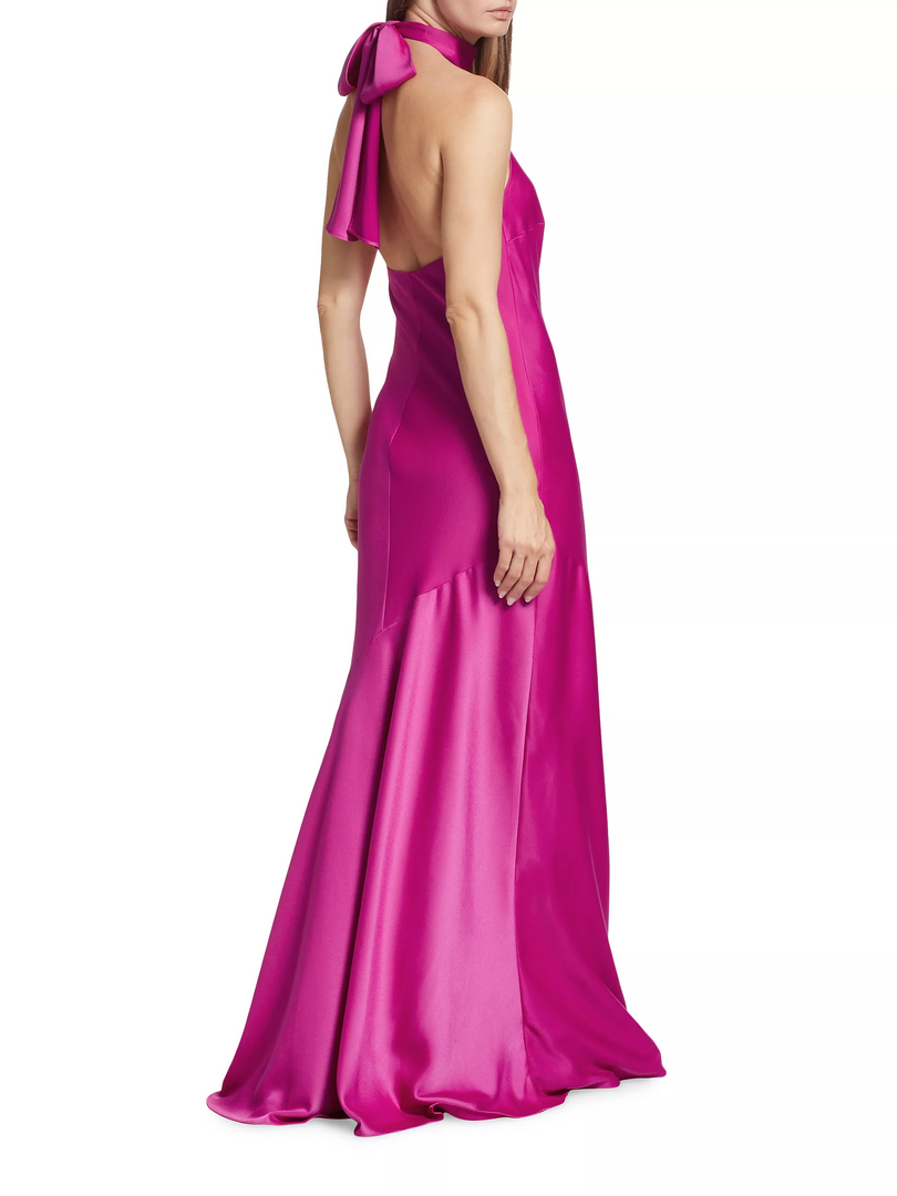 ml monique lhuillier suzette satin maxi dress Suzette Satin Maxi Dress On Sale Now with Up to 67% Off