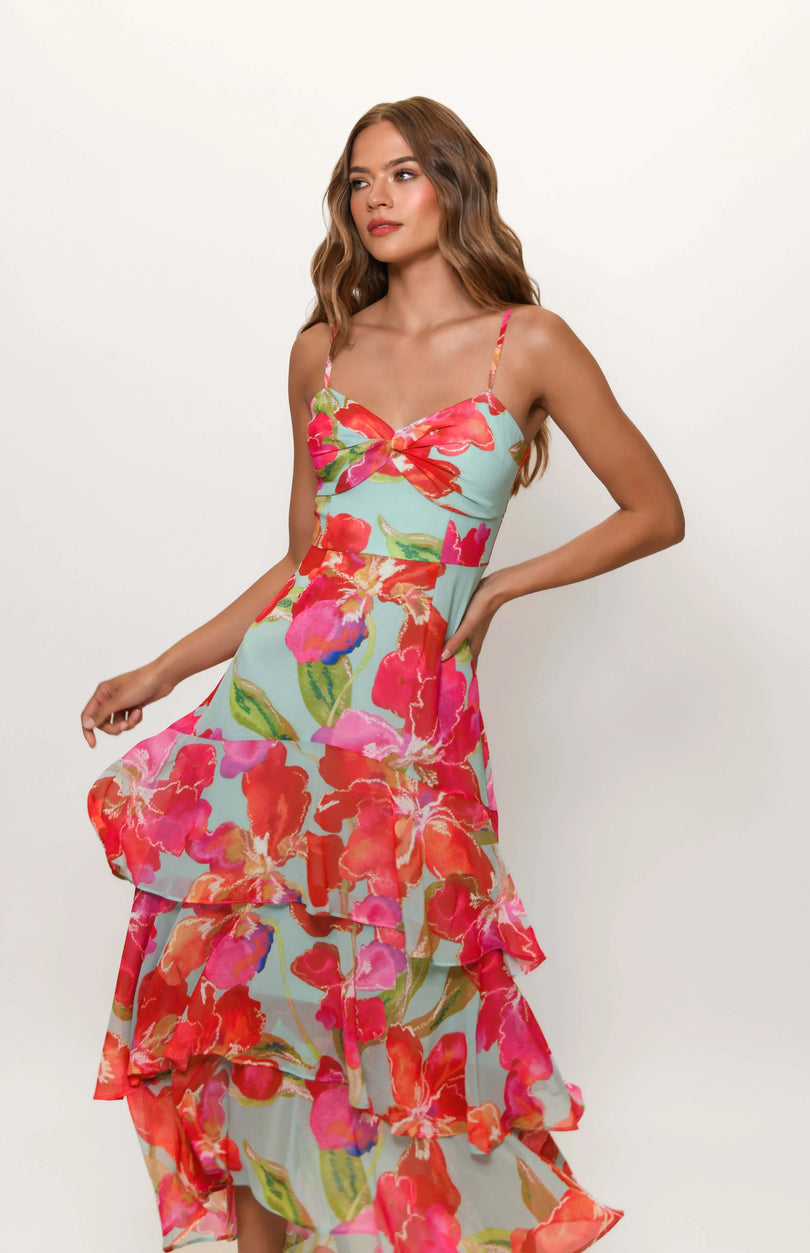 Hutch "Kennedi" Floral Ruffle Dress 10432